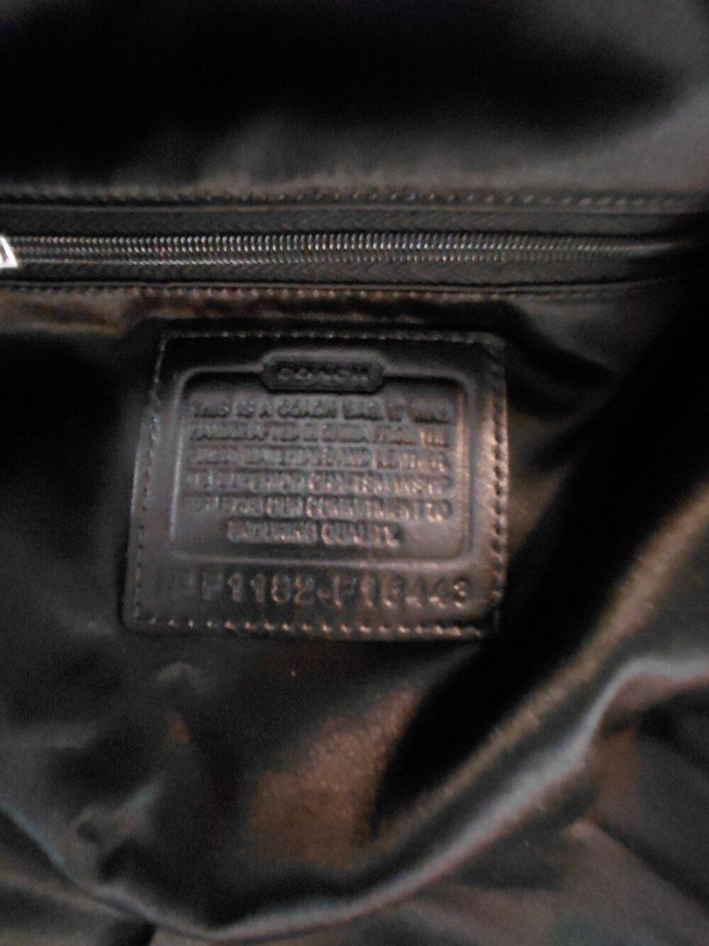 Coach Ashley Black Signature C Jacquard and Leather Satchel - Picture 9 of 10